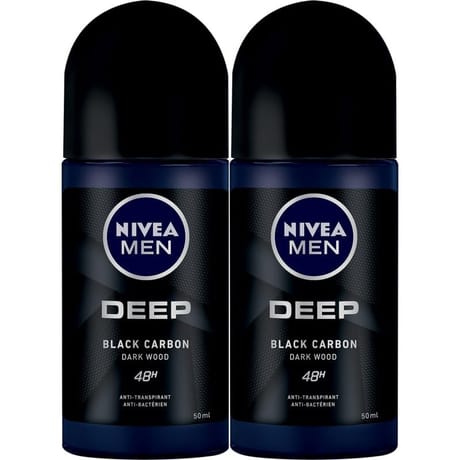 Nivea déodorant bille homme deep lot x6 50ml