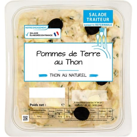 Pommes de terre au thon 800g
