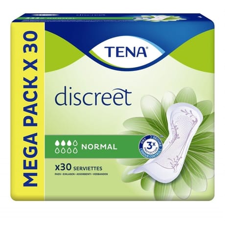 Tena discreet serviette normal mégapack x30