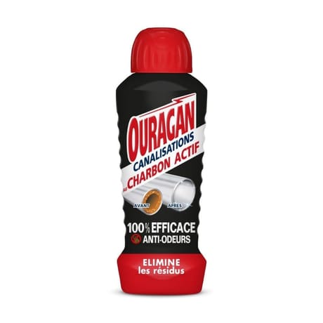 Ouragan canalisation au charbon actif 700ml