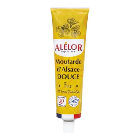 Alélor moutarde douce d'Alsace tube 175g