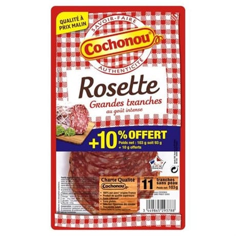 Cochonou rosette + 10% offert 103g