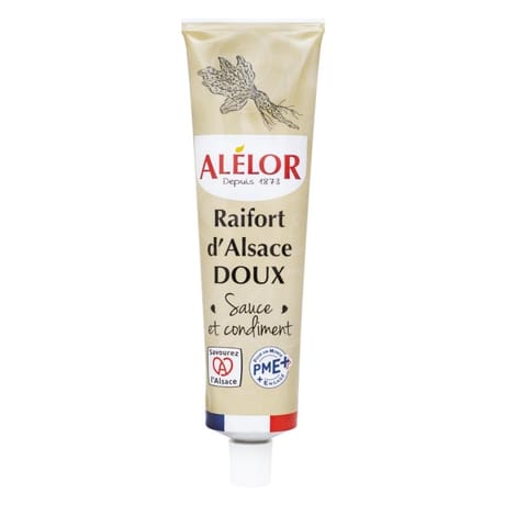 Alélor raifort doux Alsace tube 165g