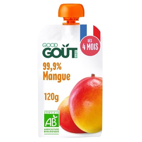 Good Goût gourde mangue bio dès 4 mois 120g