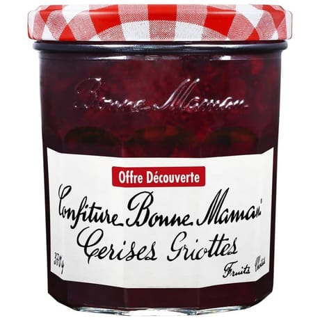 Bonne maman confiture cerise griotte offre découverte 370g