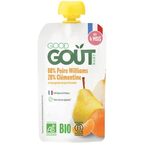 Good gout gourde poire clémentine 120g