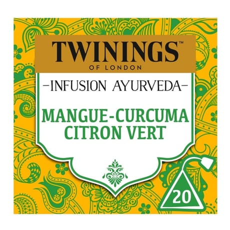 Twinings infusion ayurveda saveur mangue citron vert  x20 - 30g