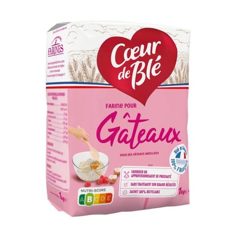 Coeur de blé farine à gâteaux 1kg