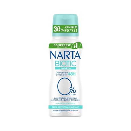 Narta femme classic déodorant atos bitos invisible 100ml