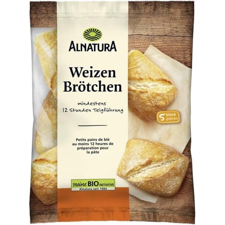 Alnatura petits pains de blé bio 350g