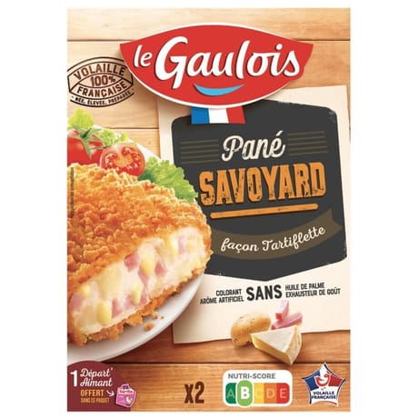 Le Gaulois pané savoyard façon tartiflette 2x100g