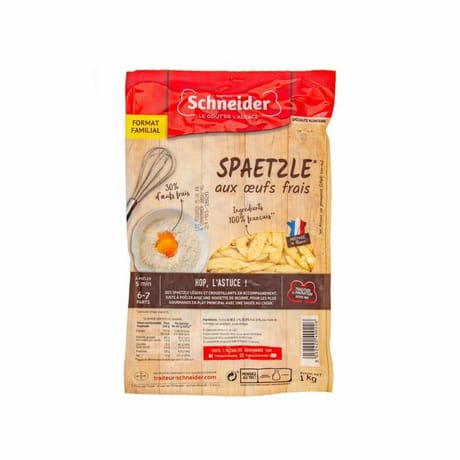 Schneider spaetzle aux oeufs frais 1kg