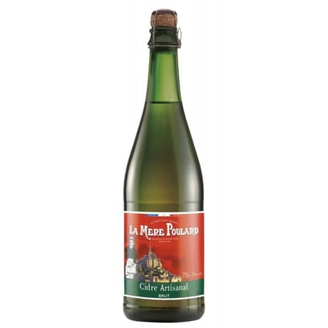 Mère Poulard cidre artisanal brut 75cl Vol.5.5%