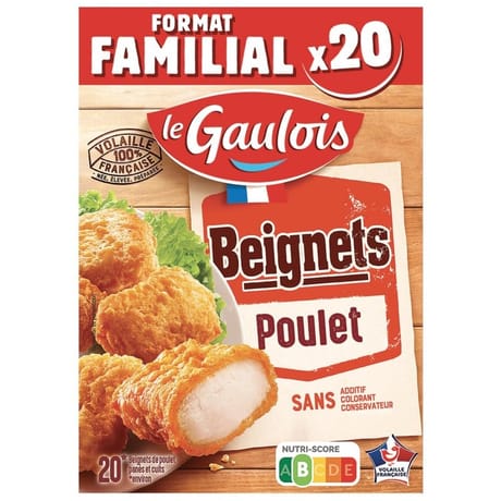 Le Gaulois beignets de  poulet 400g
