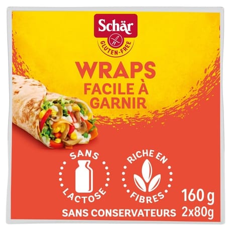Schar wraps sans gluten 160g