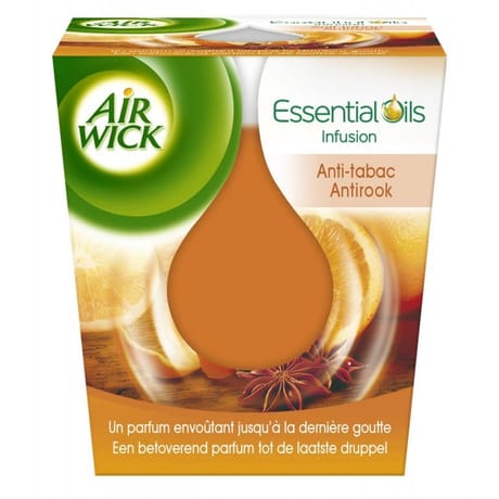Air Wick bougie essential oils anti tabac