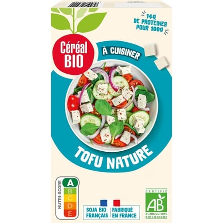 Céréal bio tofu nature à cuisiner 250g
