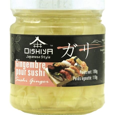 Oishiya gingembre pour sushi 190g