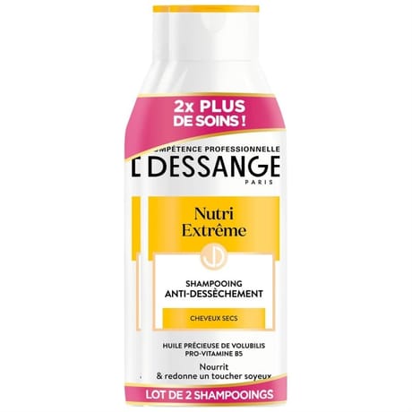 Dessange shampooing nutri-extreme 2x250ml