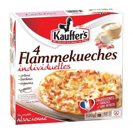 Kauffer's 4 mini tartes flambées 520g