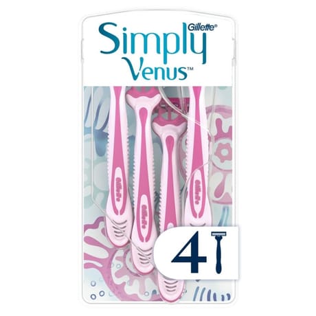 Gillette rasoirs jetables simply venus 3 x4