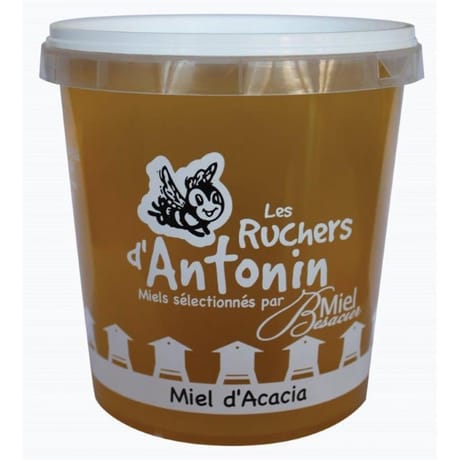 Miel Besacier miel d'acacia biologique antonin 1kg plastique