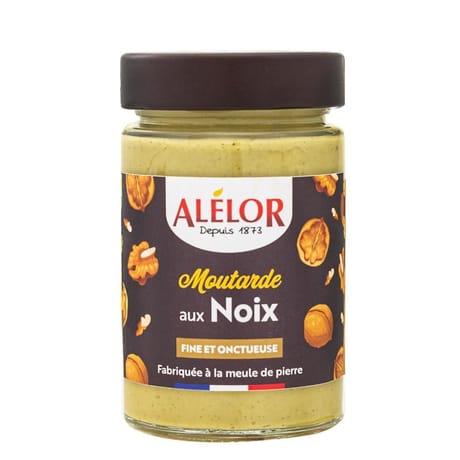 Alélor moutarde aux noix 200g