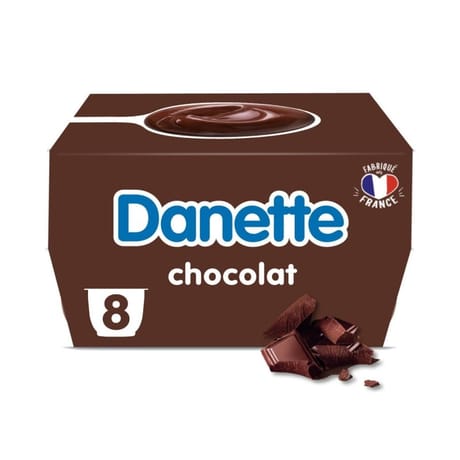 Danette chocolat 8x125g