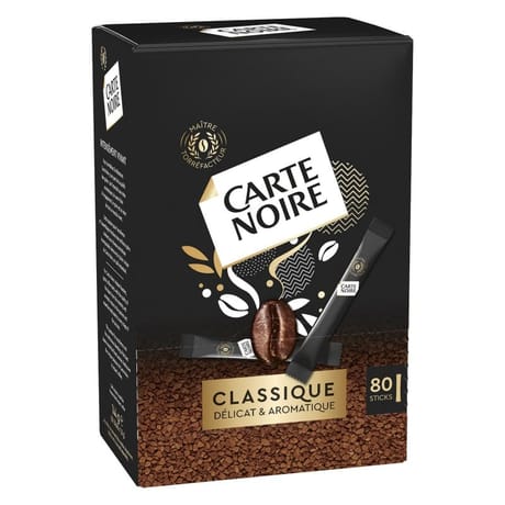 Carte Noire instant stick x80 classic 144g