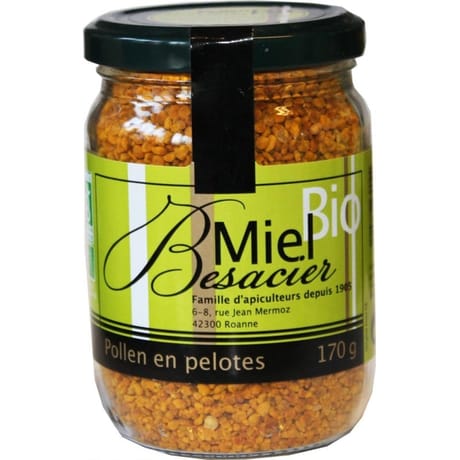 Miel Besacier pollen en pelote bio 170g
