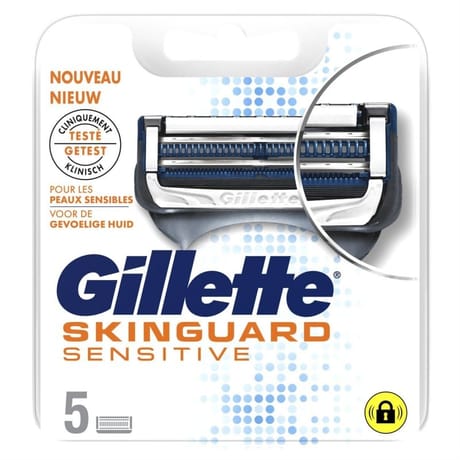 Gillette lames skinguard sensitive x5