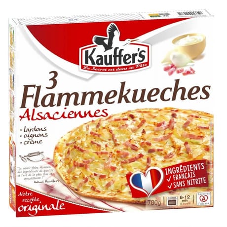 Kauffer's 3 flammekueches alsaciennes 780g