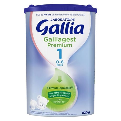 Gallia galliagest premium 1er âge de 0 à 6 mois 820g