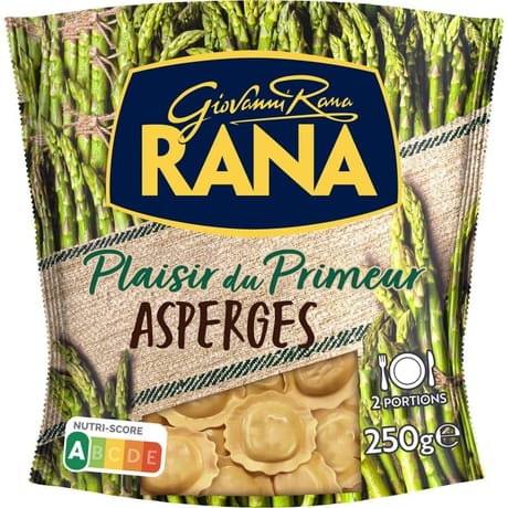 Rana pâtes fraîches raviolis asperges 250g
