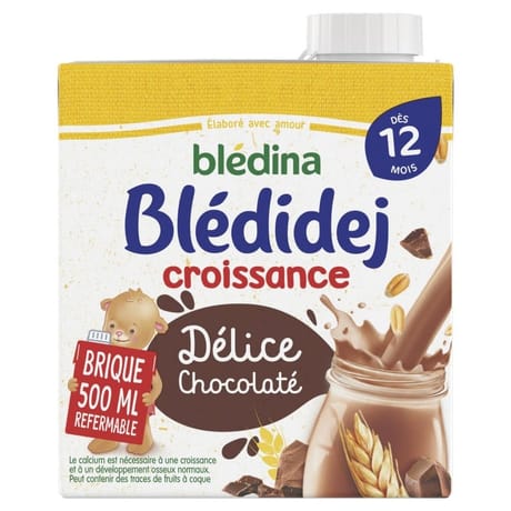 Bledina bledidej délice chocolaté dès 12 mois 500ml