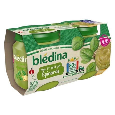 Bledina pots épinards 2x130g