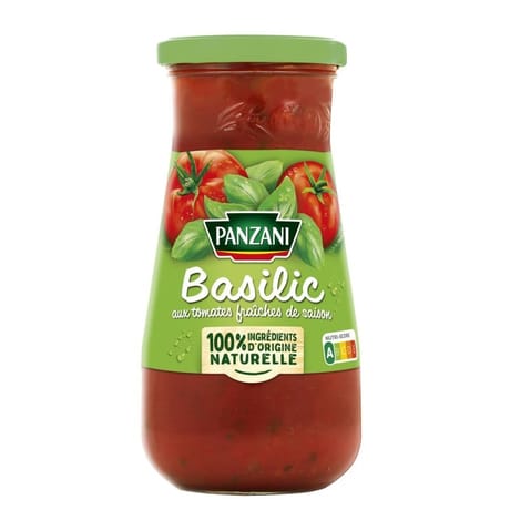 Panzani sauce tomate basilic aux tomates fraîches 400g