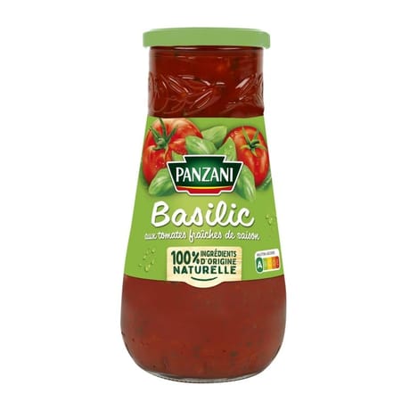Panzani sauce tomate basilic aux tomates fraîches de saison 650g