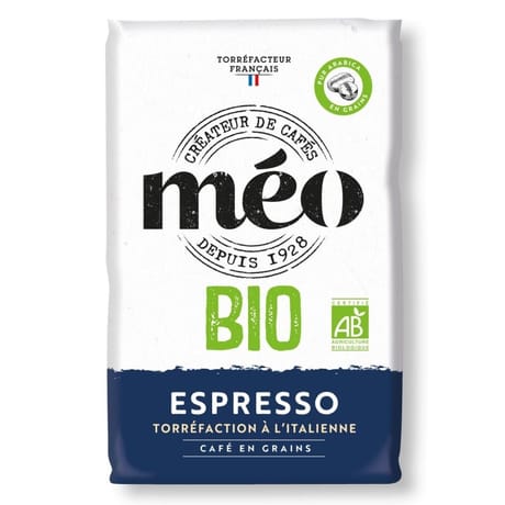 Méo café en grains bio espresso 1kg