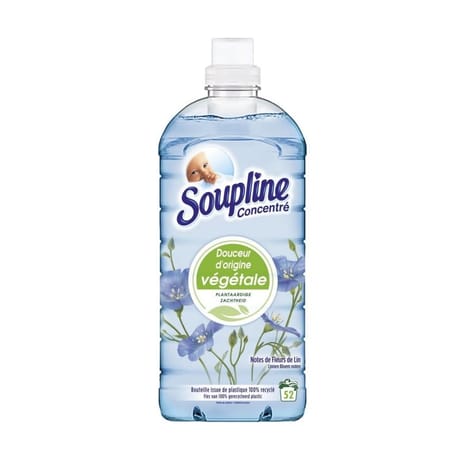 Soupline concentre assouplisseurs fleurs de lin 1.3l