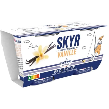 Skyr Danone du monde vanille 2x140g