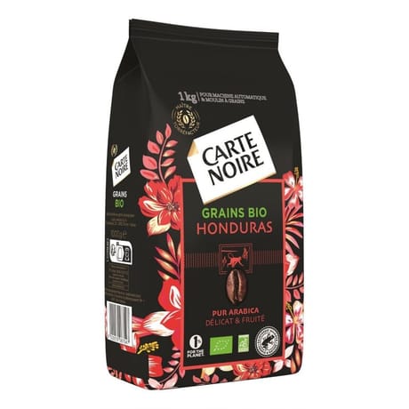 Carte noire café grain honduras bio 1kg