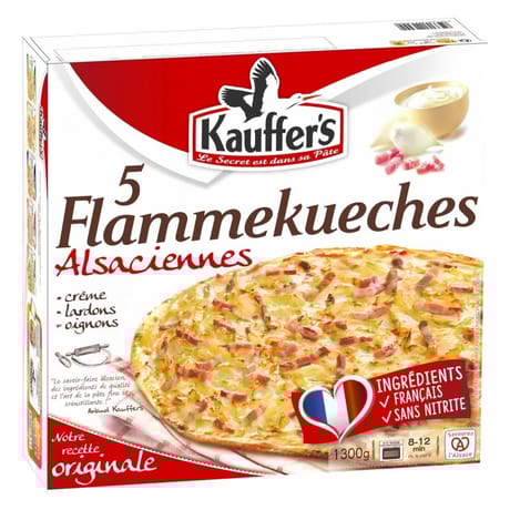 Kauffer's  5 flammekueches alsaciennes 1300 g