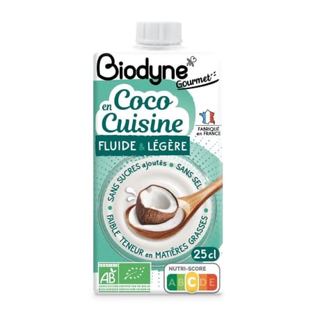 Biodyne gourmet coco en cuisine 25cl