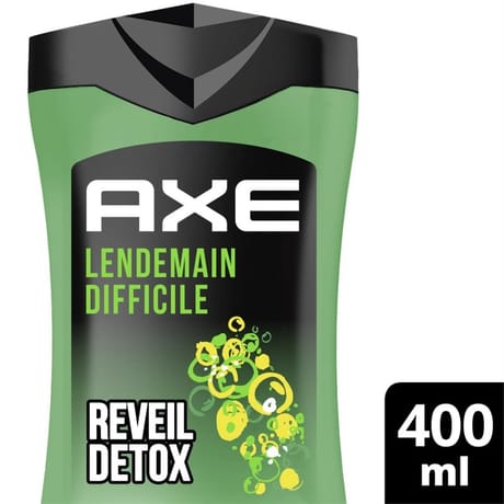 Axe gel douche homme 5en1 lendemain difficile 400ml
