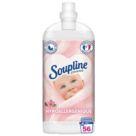 Soupline concentre assouplissant hypoallergenique 1300ml