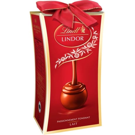 Lindt boîte mini cadeau lindor lait 75g