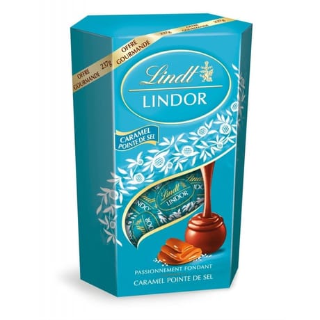 Lindt boule lindor caramel 237g permanent