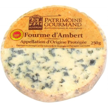 Patrimoine Gourmand fourme d'Ambert aop au lait pasteurisé 28% mg 250g