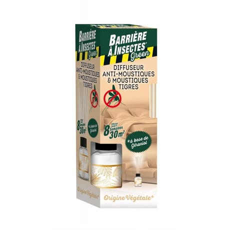 Barrière à insectes diffuseur anti moustiques & moustiques tigres
